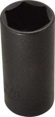 Proto - 3/8" Drive 7/8" Deep Thin Wall Impact Socket - 6 Points, 2-1/2" OAL - Exact Tool & Supply