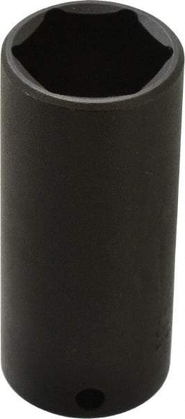 Proto - 3/8" Drive 15/16" Deep Thin Wall Impact Socket - 6 Points, 2-7/8" OAL - Exact Tool & Supply