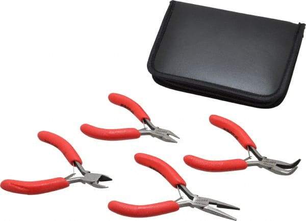 Proto - 4 Piece Mini Plier Set - Comes in Kit Bag - Exact Tool & Supply