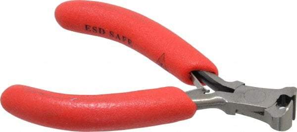 Proto - 4" OAL, 18 AWG Capacity, End Cutting Pliers - 7/16" Jaw Length x 3/4" Jaw Width, End Cut Head, ESD Cushion Handle - Exact Tool & Supply
