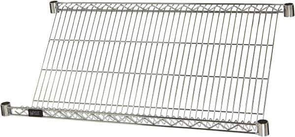 Quantum Storage - 1 Shelf Wire Shelving Unit - 36" Wide x 24" Deep x 1" High, - Exact Tool & Supply