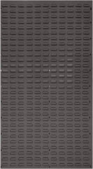 Quantum Storage - 36" Wide x 61" High, Gray Louvered Bin Panel - Use with Stack and Hang Bins - Exact Tool & Supply