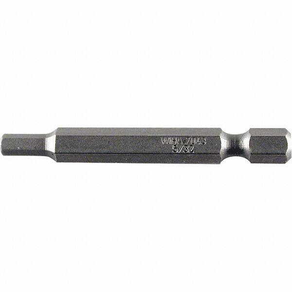 Wiha - 0.218" Power Bit - 1/4" Drive, 2" OAL - Exact Tool & Supply
