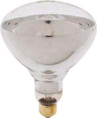 Philips - 250 Watt Incandescent Flood/Spot Medium Screw Lamp - 2,700°K Color Temp, 2,700 Lumens, 120 Volts, Dimmable, BR40, 5,000 hr Avg Life - Exact Tool & Supply