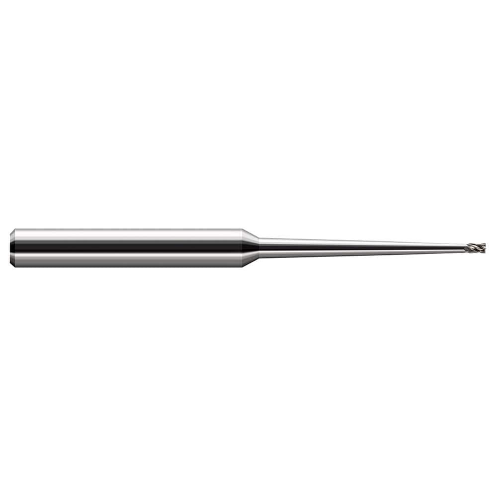 Harvey Tool - Square End Mills; Mill Diameter (mm): 0.80 ; Mill Diameter (Inch): 1/32 ; Mill Diameter (Decimal Inch): 0.0310 ; Length of Cut (mm): 1.2000 ; Length of Cut (Inch): 3/64 ; Length of Cut (Decimal Inch): 0.0470 - Exact Tool & Supply