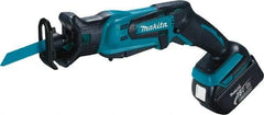 Makita - 18V, 0 to 3,000 SPM, Cordless Reciprocating Saw - 1/2" Stroke Length, 16" Saw Length, 2 Lithium-Ion Batteries Included - Exact Tool & Supply