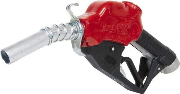 Tuthill - 30 GPM, Gasoline, Kerosene & Diesel Fuel 1" Auto Nozzle with Hook - 1" Inlet, 1" Outlet - Exact Tool & Supply
