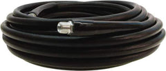 Continental ContiTech - 75' Long, 3/8 Male Rigid x Male Swivel, -20 to 250°F, Nitrile High Temp & High Pressure Hose - 3/8" ID x 0.69" OD, Black, 4,000 Max psi - Exact Tool & Supply