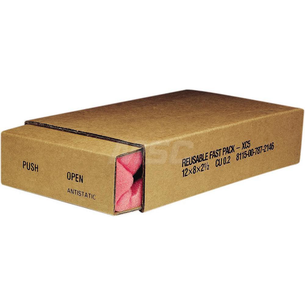 Ability One - Boxes & Crush-Proof Mailers; Type: Corrugated Shipping Box ; Width (Inch): 6 ; Length (Inch): 9 ; Height (Inch): 2.5 ; Color: Brown ; Container Shape: Rectangle - Exact Tool & Supply