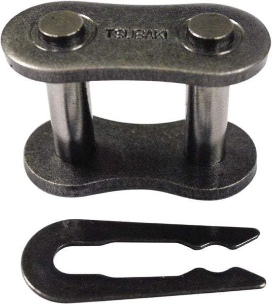 U.S. Tsubaki - 3/4" Pitch, Spring Type Roller Chain Connecting Link - For Use with British Standard Single Strand Chain - Exact Tool & Supply
