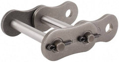 U.S. Tsubaki - 1-3/4" Pitch, ANSI 140-2, Cottered Roller Chain Connecting Link - For Use with Double Strand Chain - Exact Tool & Supply