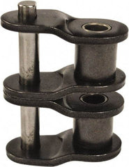 U.S. Tsubaki - 1" Pitch, ANSI 80-2, Roller Chain Offset Link - For Use with Double Strand Chain - Exact Tool & Supply