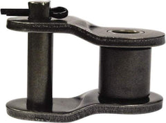 U.S. Tsubaki - 1/2" Pitch, British Standard Roller Chain Offset Link - For Use with British Standard Single Strand Chain - Exact Tool & Supply