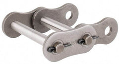 U.S. Tsubaki - 2" Pitch, ANSI 160-2, Cottered Roller Chain Connecting Link - For Use with Double Strand Chain - Exact Tool & Supply