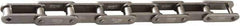 U.S. Tsubaki - 1/2" Pitch, ANSI C2040, Double Pitch Roller Chain - Chain No. 40SS, 99 Lb. Capacity, 10 Ft. Long, 5/16" Roller Diam, 5/16" Roller Width - Exact Tool & Supply