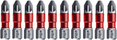 Wiha - PZ.1 Phillips Screwdriver Bit - 1/4" Drive, 1-9/64" OAL - Exact Tool & Supply