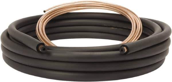 Mueller Industries - 50' Long, LL - 3/8, SL - 3/4" OD, Copper Refrigeration Tube - LL - .032, SL - .035" Wall Thickness, 21.9 Lb per Coil - Exact Tool & Supply