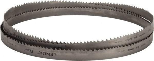 Lenox - 2 to 3 TPI, 15' Long x 1-1/4" Wide x 0.042" Thick, Welded Band Saw Blade - Bi-Metal, Toothed Edge, Raker Tooth Set, Flexible Back, Contour Cutting - Exact Tool & Supply