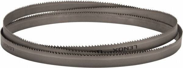Lenox - 4 to 6 TPI, 12' 3" Long x 1" Wide x 0.035" Thick, Welded Band Saw Blade - Bi-Metal, Toothed Edge, Raker Tooth Set, Flexible Back, Contour Cutting - Exact Tool & Supply