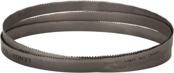 Lenox - 5 to 8 TPI, 11' Long x 1" Wide x 0.035" Thick, Welded Band Saw Blade - Bi-Metal, Toothed Edge, Raker Tooth Set, Flexible Back, Contour Cutting - Exact Tool & Supply