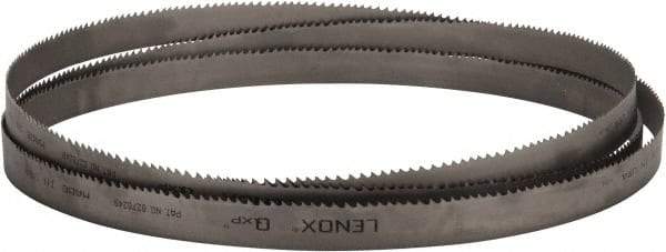 Lenox - 3 to 4 TPI, 15' 6" Long x 1-1/4" Wide x 0.042" Thick, Welded Band Saw Blade - Bi-Metal, Toothed Edge, Raker Tooth Set, Flexible Back, Contour Cutting - Exact Tool & Supply