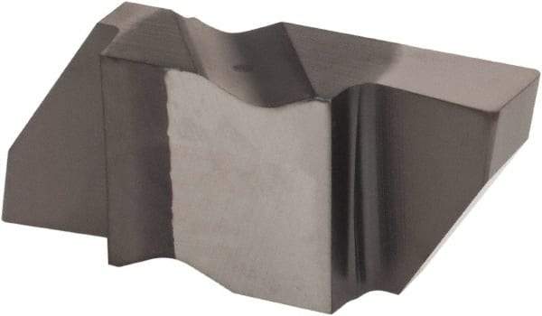 Kennametal - 4189NG Grade KCU10, 4.8mm Cutting Width Carbide Grooving Insert - 6.35mm Max Depth of Cut, Right Hand, 0.57mm Corner Radius, AlTiN Finish - Exact Tool & Supply