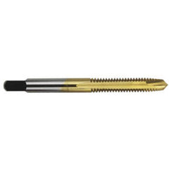 ‎4-40 Dia. - GH2 - 2 FL - HSS - TiN - Plug Spiral Point Tap Series/List #2070G - Exact Tool & Supply