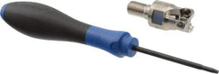 Seco - 3/4" Cut Diam, 0.03" Max Depth, M10 Modular Connection Indexable High-Feed End Mill - Screw Holding Method, LP.. 06 Insert, R217.21 Toolholder, Through Coolant - Exact Tool & Supply
