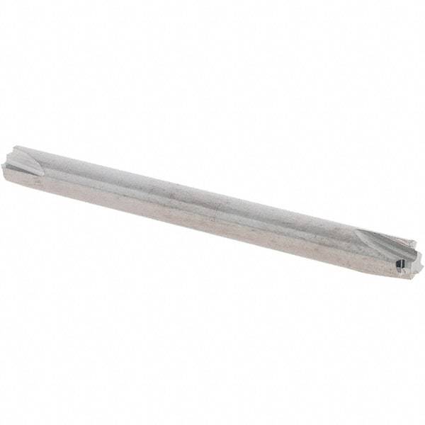 Scientific Cutting Tools - 0.01" Radius, 1/8" Mill Diam, 3 Flute Solid Carbide Corner Rounding End Mill - Double End, Uncoated, 1-1/2" OAL, 1/8" Shank Diam - Exact Tool & Supply