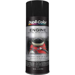 Krylon - 12 oz Black Automotive Heat Resistant Paint - Semi-Gloss Finish, Comes in Aerosol Can - Exact Tool & Supply