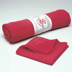 Ability One - Rags & Cloth Towels; Fabric Style: Shop Towel ; Virgin or Reclaimed: Virgin ; Material: Cotton ; Color: Red - Exact Tool & Supply