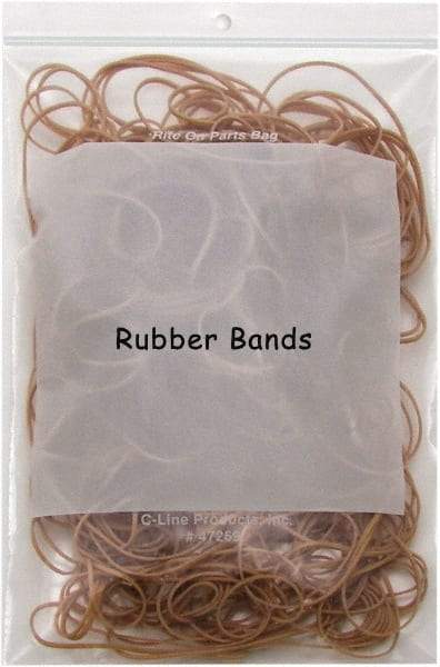 C-LINE - 5" Long x 13" Wide x 12" High, 0.002 mil Thick, Self Seal Antistatic Poly Bag - Clear & White - Exact Tool & Supply