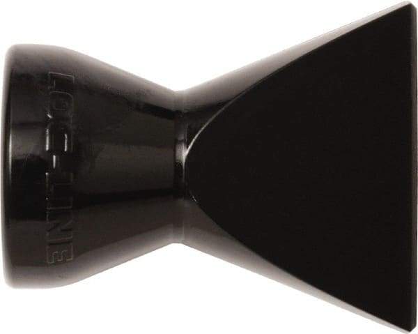 Loc-Line - 1/2" Hose Inside Diam x 1-1/4" Nozzle Diam, Coolant Hose Nozzle - Unthreaded, for Use with Loc-Line Modular Hose System, 20 Pieces - Exact Tool & Supply