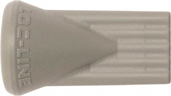 Loc-Line - 1/4" Hose Inside Diam, Coolant Hose Nozzle - Unthreaded, for Use with Loc-Line Modular Hose System, 20 Pieces - Exact Tool & Supply