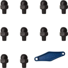Loc-Line - 1/8" Hose Inside Diam, High-Pressure Coolant Hose Nozzle - NPT, for Use with Loc-Line Modular Hose System, 10 Pieces - Exact Tool & Supply