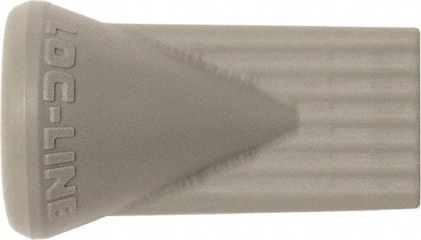 Loc-Line - 1/4" Hose Inside Diam, Coolant Hose Nozzle - Unthreaded, for Use with Loc-Line Modular Hose System, 20 Pieces - Exact Tool & Supply