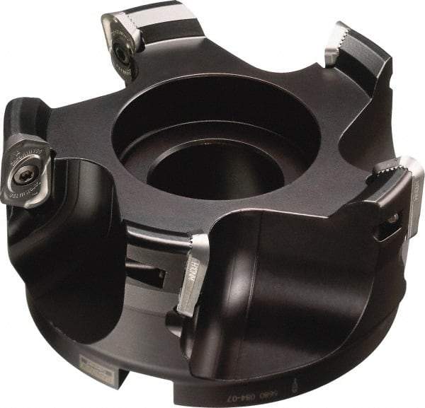 Sandvik Coromant - 3 Inserts, 2-1/2" Cut Diam, 1" Arbor Diam, 0.7087" Max Depth of Cut, Indexable Square-Shoulder Face Mill - 90° Lead Angle, 2-1/4" High, R790-2205.. Insert Compatibility, Series CoroMill 790 - Exact Tool & Supply