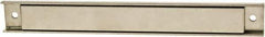Mag-Mate - 58 Max Pull Force Lb, 6-1/2" Long x 1" Wide x 9/16" Thick, Rectangular Channel, Ceramic Fixture Magnet - 300°F Max Operating Temp, Grade 8 Ceramic, Stainless Steel Housing - Exact Tool & Supply