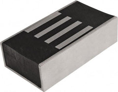 Mag-Mate - 195 Max Pull Force Lb, 4-1/2" Long x 2-1/2" Wide x 1-1/4" Thick, End Mount, Ceramic Fixture Magnet - 300°F Max Operating Temp, Grade 8 Ceramic, Aluminum Housing - Exact Tool & Supply