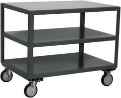 Jamco - Heavy Duty Transporter Mobile Table - Steel, Gray, 30" Long x 72" Deep x 30" High - Exact Tool & Supply