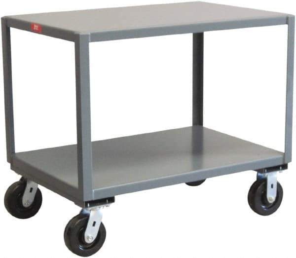 Jamco - Reinforced Mobile Table - Steel, Gray, 60" Long x 30" Deep x 31" High - Exact Tool & Supply