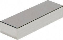 Mag-Mate - 1-1/2" Long x 1-1/2" Wide x 3/16" High, 35 Poles, Rectangular Neodymium Rare Earth Holding Magnet - 31.5 Lb Average & 62.1 Lb Max Pull Force, 180°F Max Operating Temp - Exact Tool & Supply