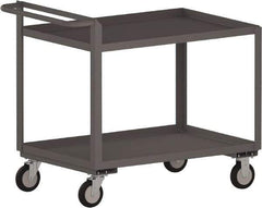 Jamco - 1,200 Lb Capacity, 24" Wide x 36" Long x 30" High Standard Utility Cart - 2 Shelf, Steel - Exact Tool & Supply