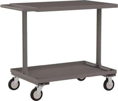 Jamco - 1,200 Lb Capacity, 24" Wide x 36" Long x 35" High Standard Utility Cart - 1 Shelf, Steel - Exact Tool & Supply