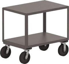 Jamco - Flush Mobile Table - Steel, Gray, 60" Long x 30" Deep x 33" High - Exact Tool & Supply