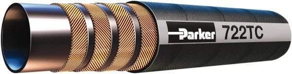 Parker - -12 Hose Size, 3/4" ID x 1.21" OD, 4,000 psi Work Pressure Hydraulic Hose - Synthetic Rubber, -40°F to 257°F - Exact Tool & Supply