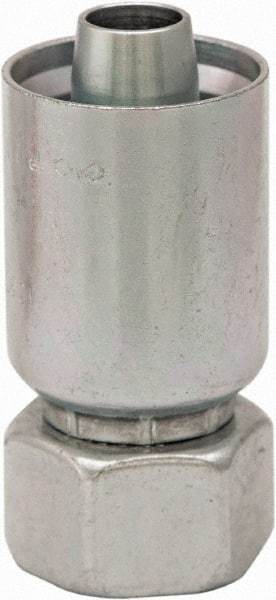 Parker - M42x2 Metric Steel Hydraulic Hose Female Metric S & 24° Cone Swivel Straight Fitting - 6,000 psi, -16 Hose Size, 1" Hose Diam, Series 77 - Exact Tool & Supply