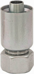 Parker - M42x2 Metric Steel Hydraulic Hose Female Metric S & 24° Cone Swivel Straight Fitting - 6,000 psi, -16 Hose Size, 1" Hose Diam, Series 77 - Exact Tool & Supply