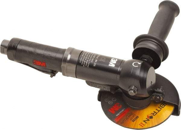 3M - 4-1/2" Wheel Diam, 12,000 RPM, Electric Cutoff & Cutoff-Grinder Tool - Right Angle Handle - Exact Tool & Supply