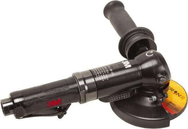 3M - 4-1/2" Wheel Diam, 12,000 RPM, Corded Angle & Disc Grinder - 5/8-11 Spindle - Exact Tool & Supply
